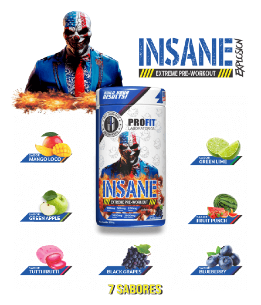 Pré treino Insane Explosion 200g - Profit Lab - #3