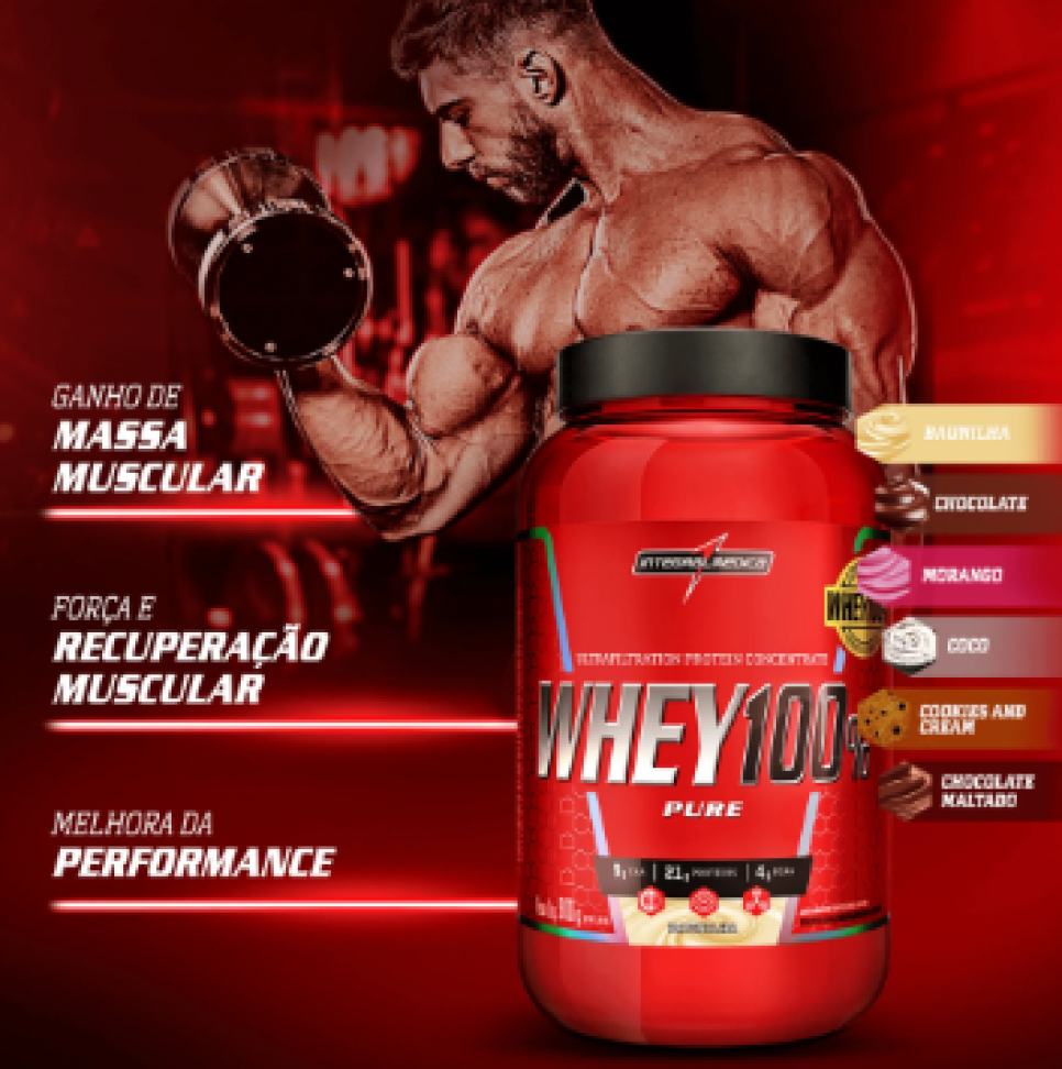 Whey 100% concentrado Integral Médica 900g - #4