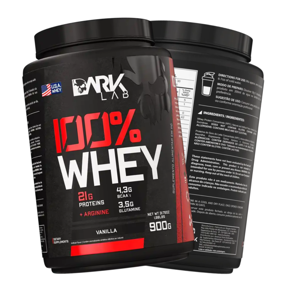 Whey 100% concentrado Dark Lab 900g