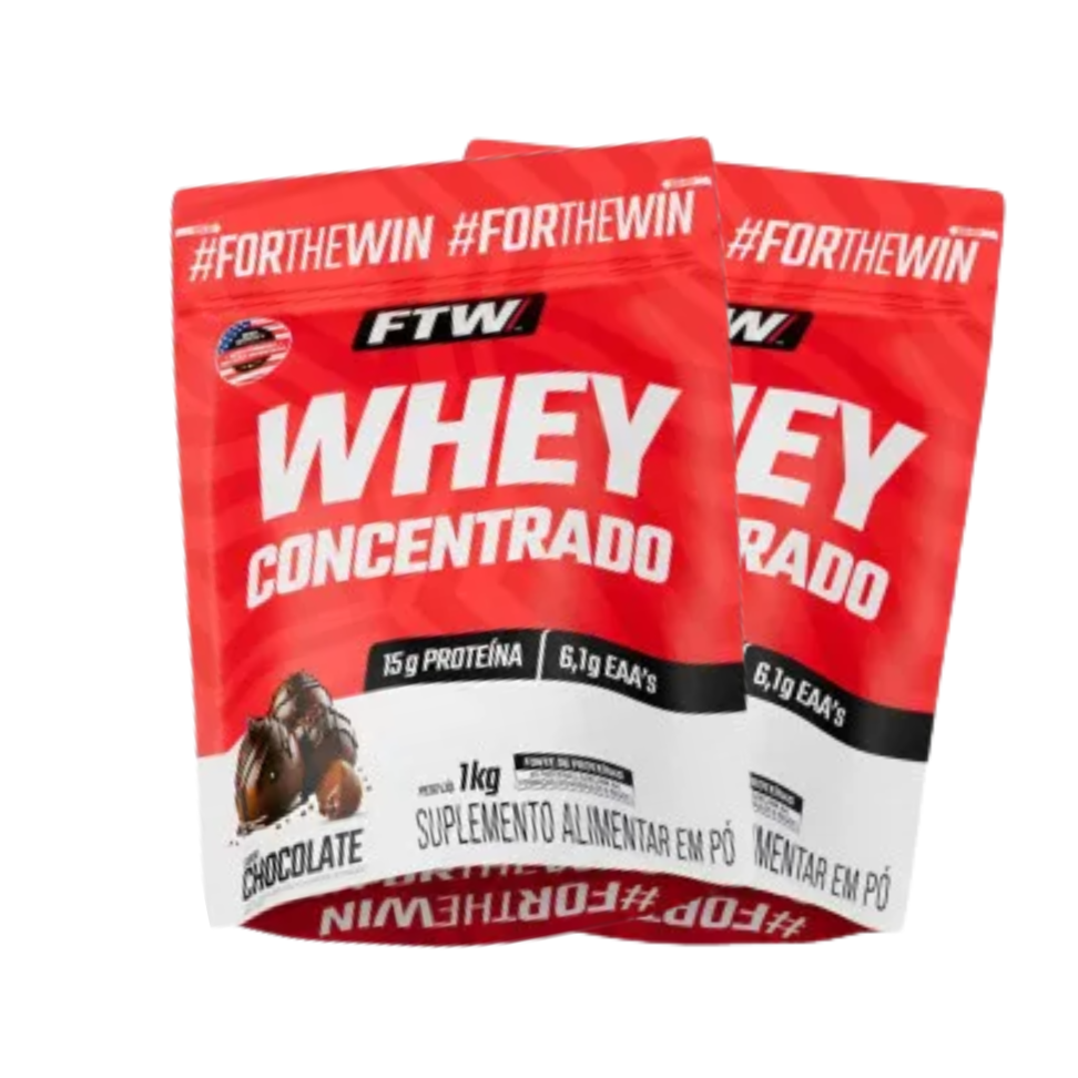 Whey concentrado FTW 900g - Refil