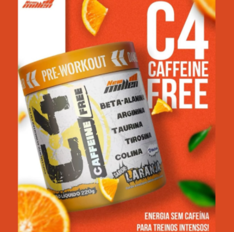 Pré treino C4 Free Cafeinne 225g - New Millen