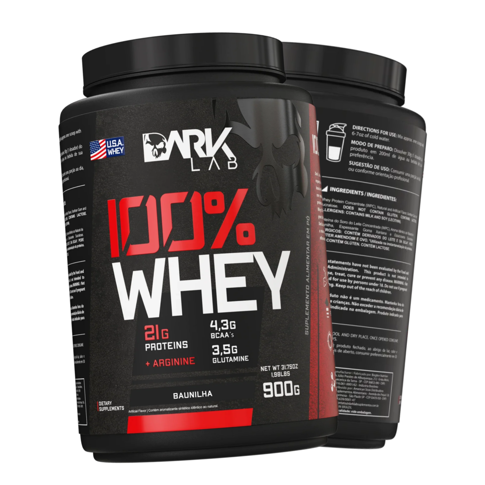 Whey 100% concentrado Dark Lab 900g