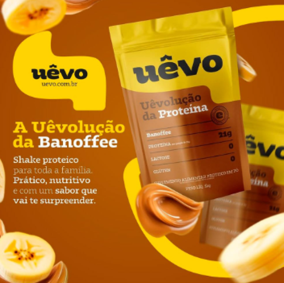 Uevo Albumina ( proteína da clara do ovo ) 1kg - Refil - #4