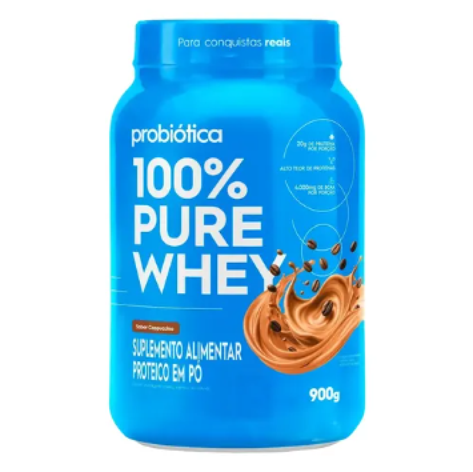 Whey 100% concentrado Probiótica 900g