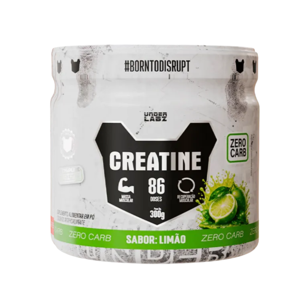 Creatina Under Labs 300g - Com sabor ( Zero carbo )
