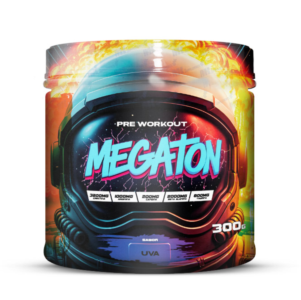 Pré treino Megaton 300g - MK Supplements