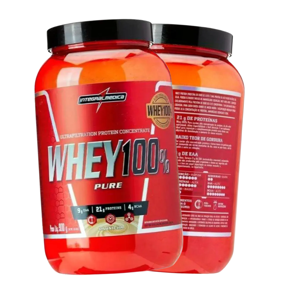 Whey 100% concentrado Integral Médica 900g