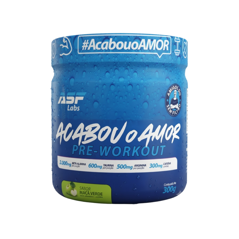 Pré treino Acabou o amor 300g - ASF Labs