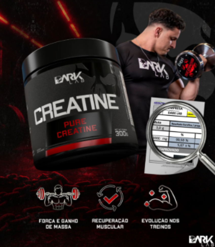 Creatina Dark Lab 300g - 100% pura - #3