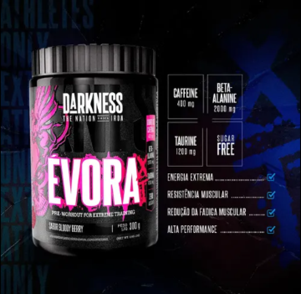 Pré treino Évora XT 300g - Darkness - #4
