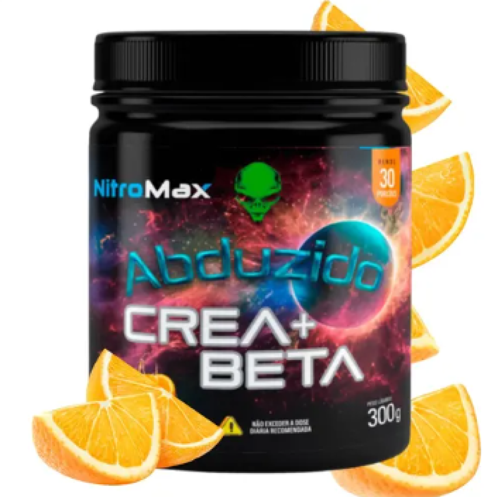 Creatina Crea+Beta 300g Nitromax - Sabor laranja