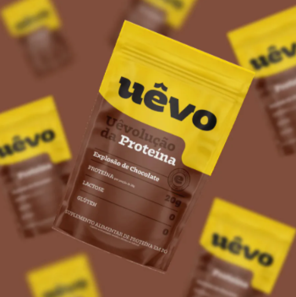 Uevo Albumina ( proteína da clara do ovo ) 1kg - Refil