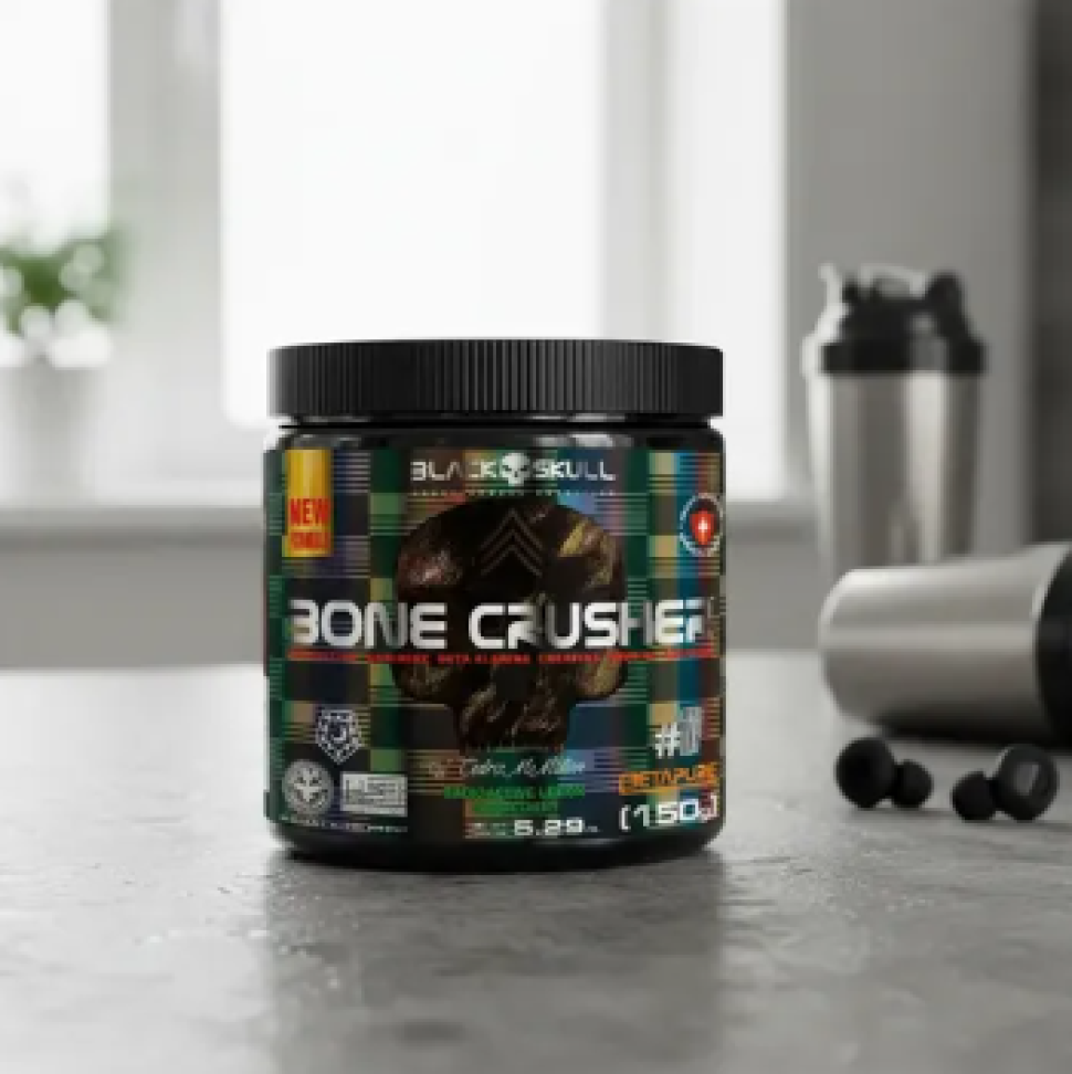 Pré treino Bone Crusher 150g - Black Skull - #3