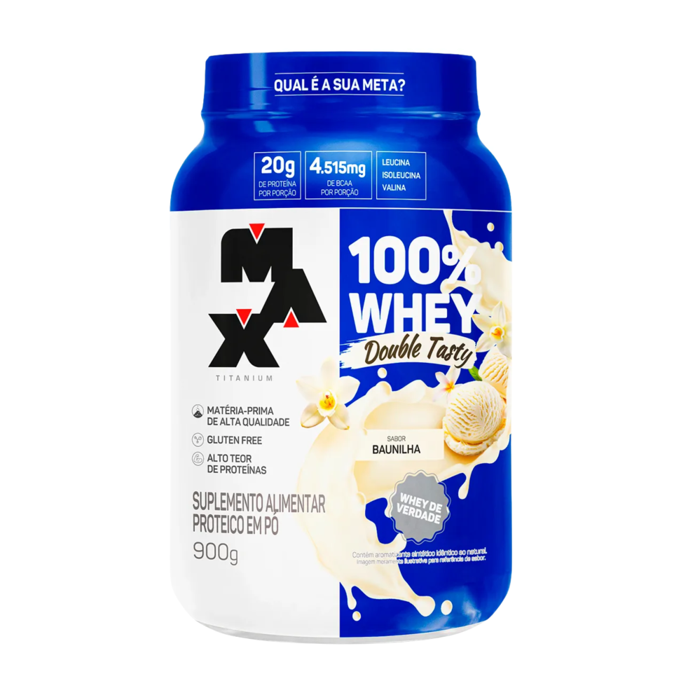 Whey 100% concentrado Max Titanium 900g - Tasty version - #4