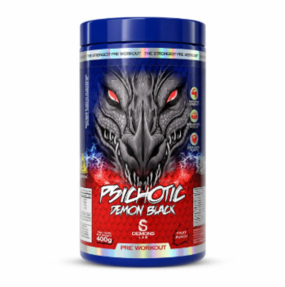 Pré treino Psichotic Demon Black - Demons Lab