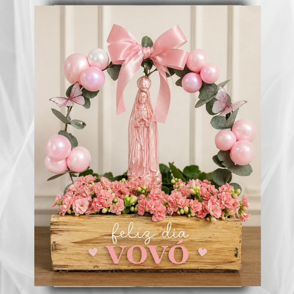 Dia dos Avós - Santa de Gesso