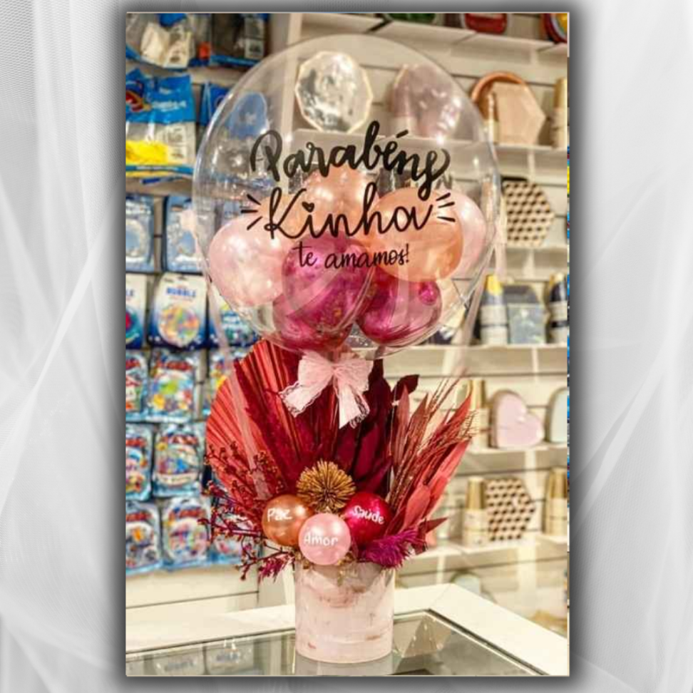 Balloons Box – Flores secas