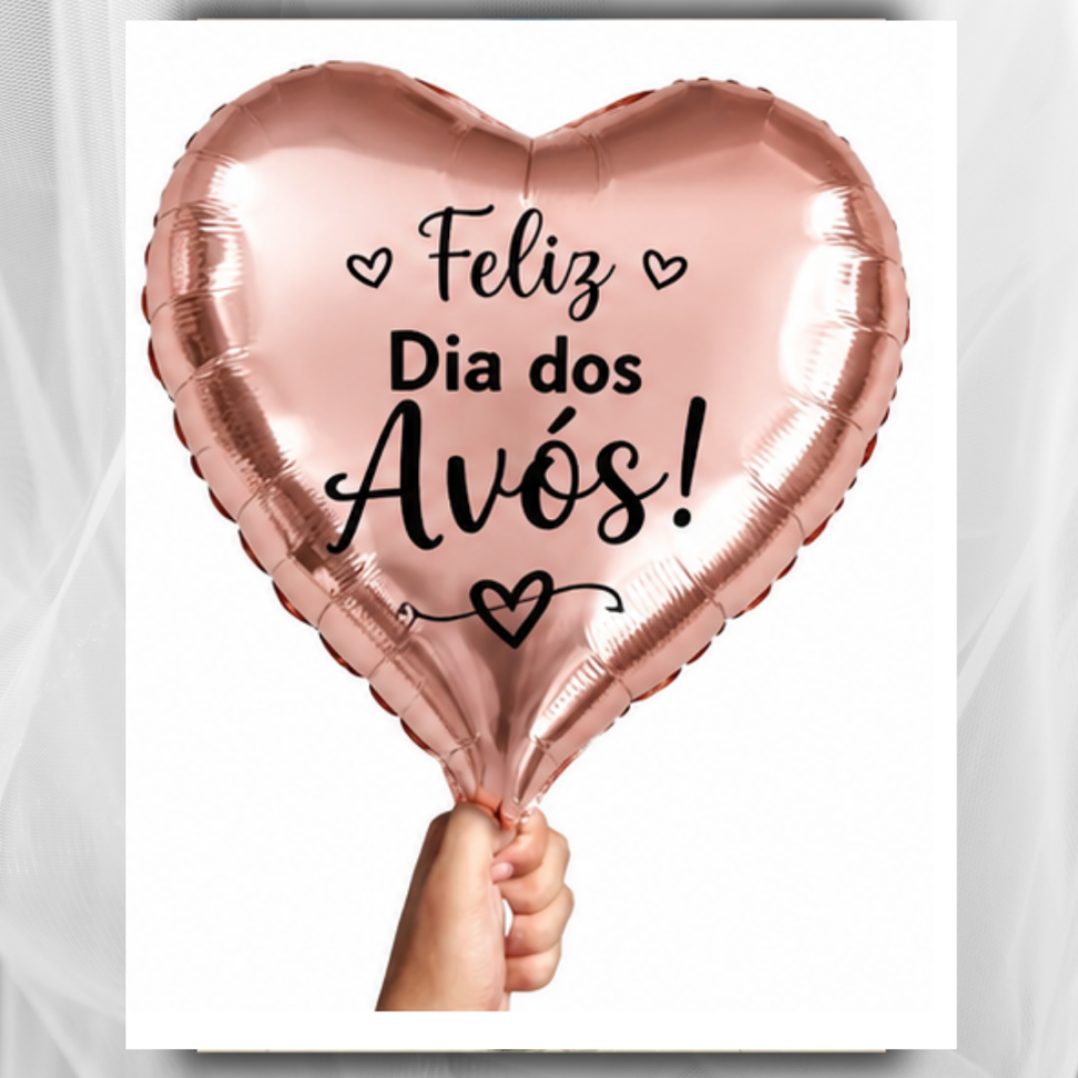 Balão Metalizado Dia dos Avós