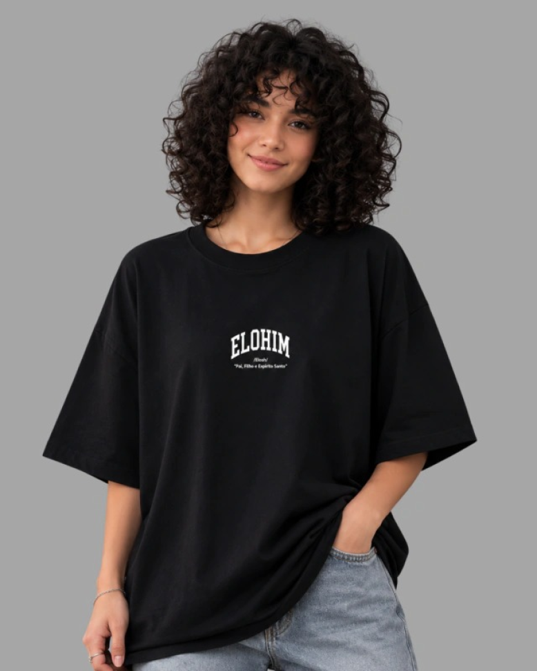 CAMISETA OVERSIZED ''ELOHIM''