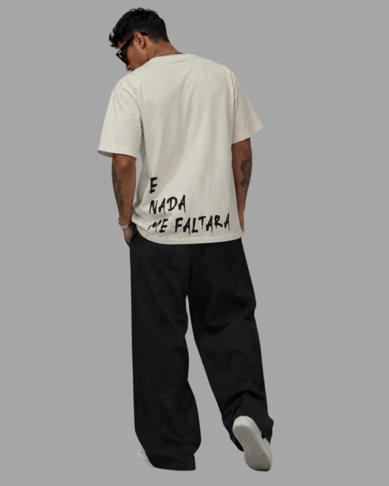 CAMISETA OVERSIZED ''NADA ME FALTARÁ '' - #3