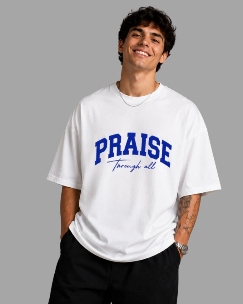 CAMISETA OVERSIZED ''PRAISE''