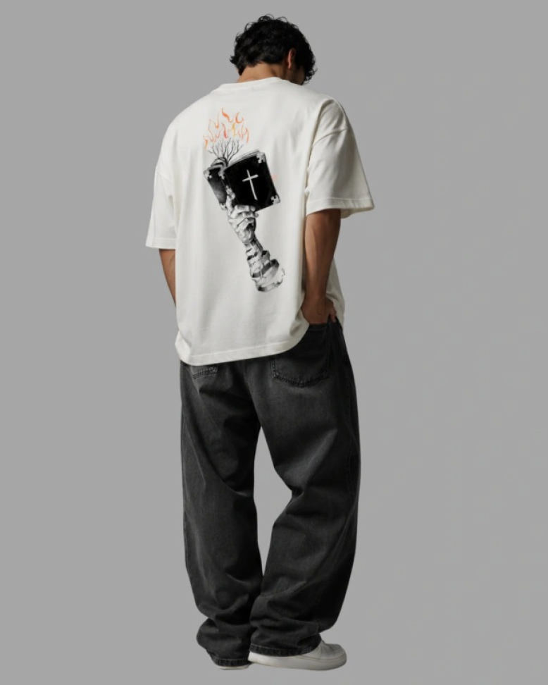 CAMISETA OVERSIZED ''PAÇAVRA DE FOGO''