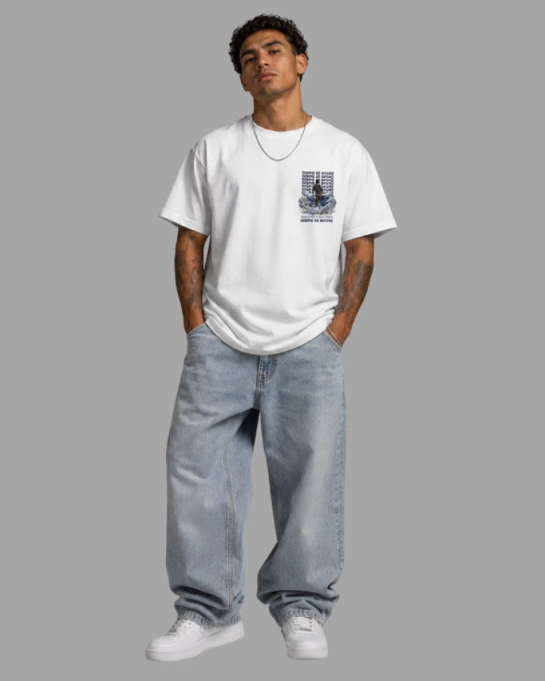 CAMISETA OVERSIZED ''SOBRE AS ÁGUAS''