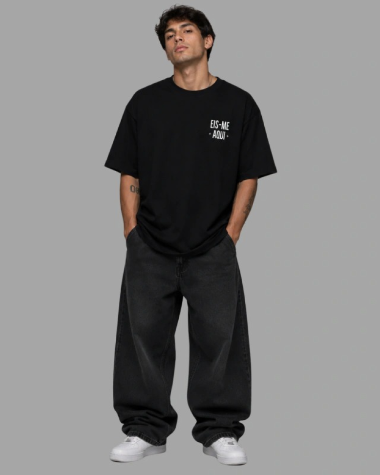 CAMISETA OVERSIZED ''EIS-ME AQUI'' - #4