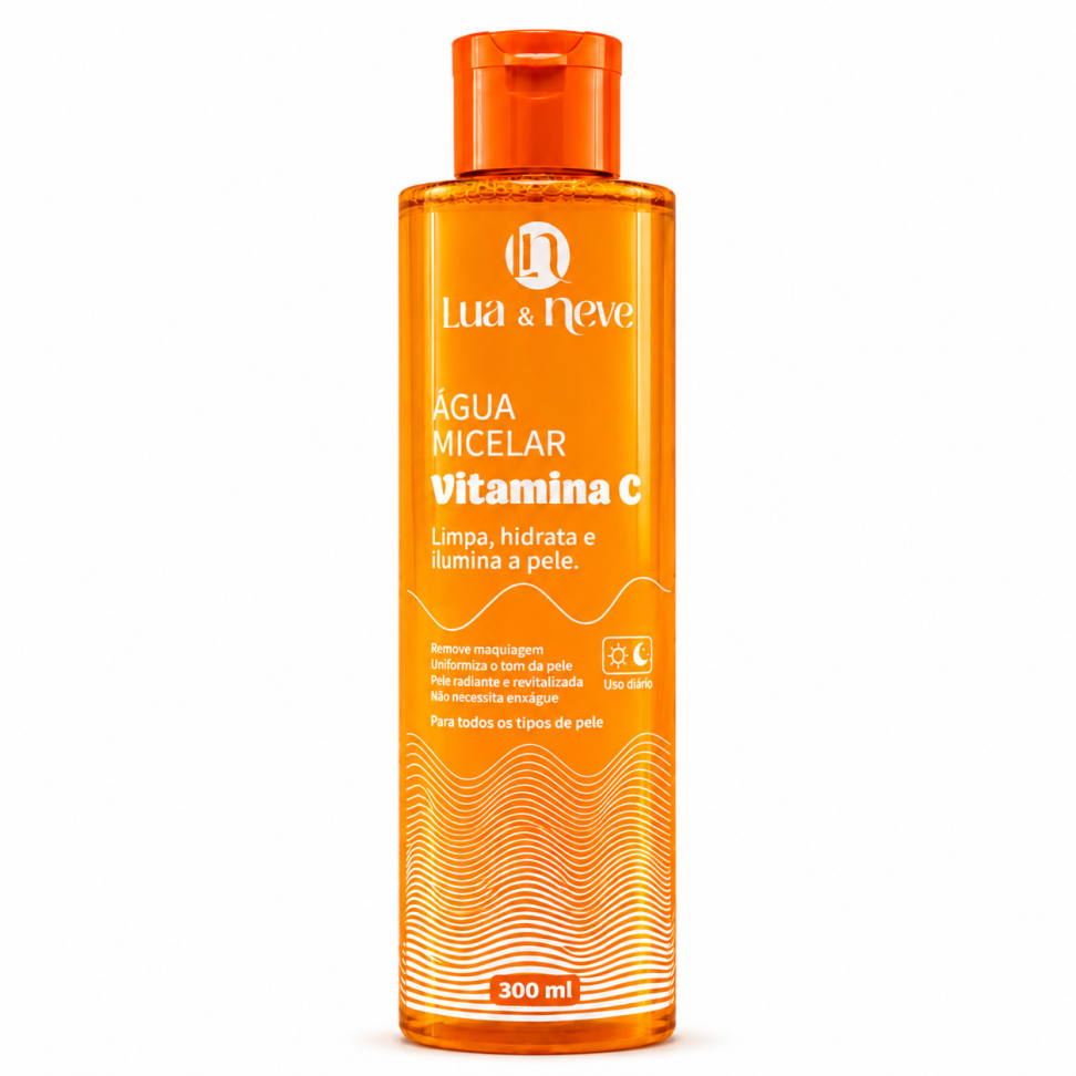 Água micelar vitamina C