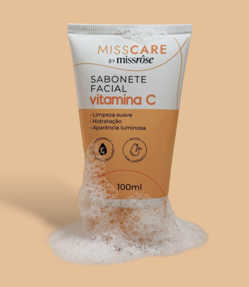 Sabonete facial vitamina C