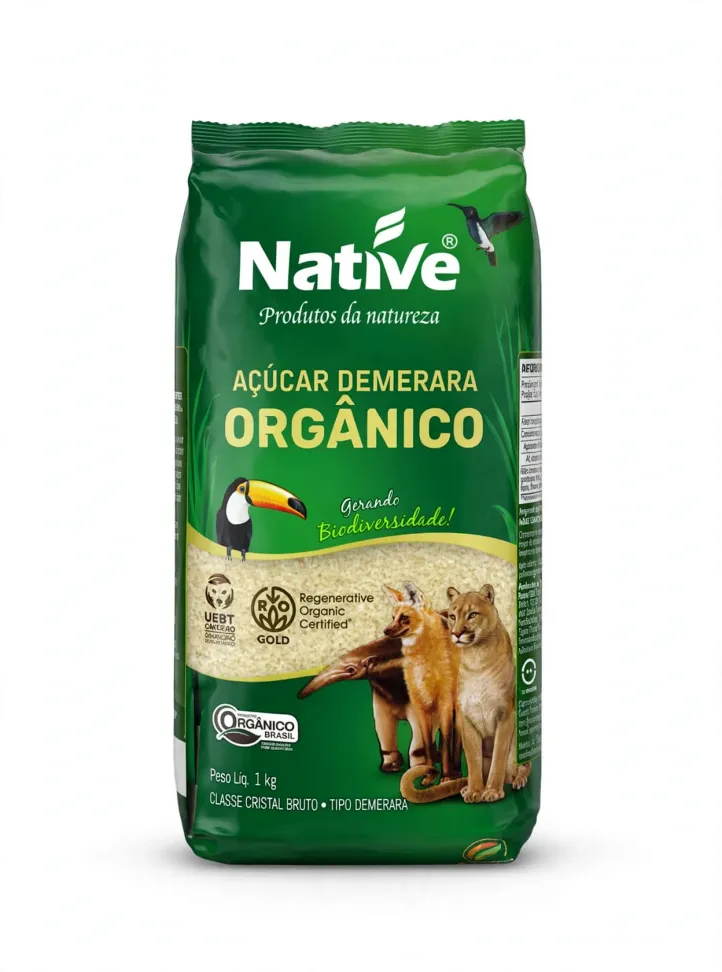 Açucar Demarara Organico Native 1KG