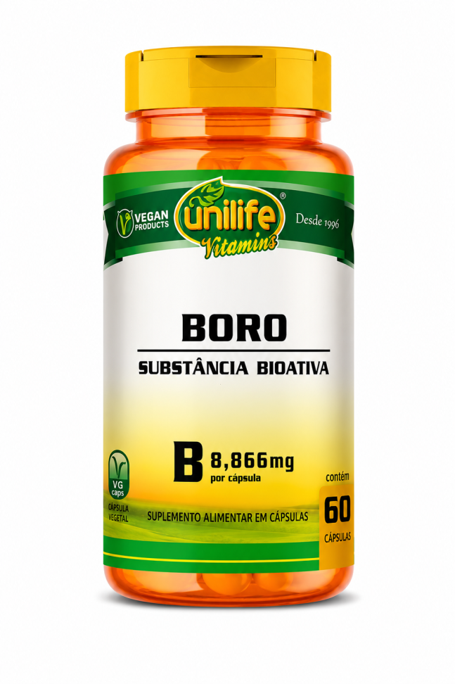 Boro em cápsulas 500 mg | Unilife