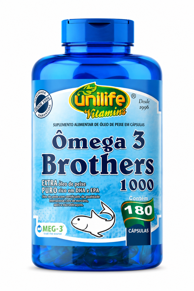 Ômega 3 Brothers em cápsulas 1200 mg | Unilife