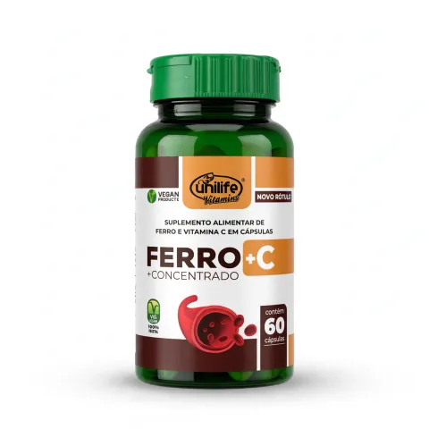 Ferro + C 500 MG - 60 CAPS