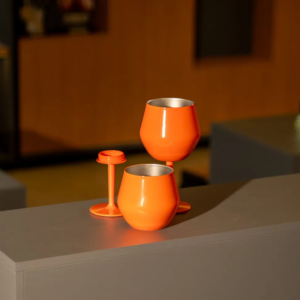 TAÇA TERM. ROSQ. 400 ML LARANJA