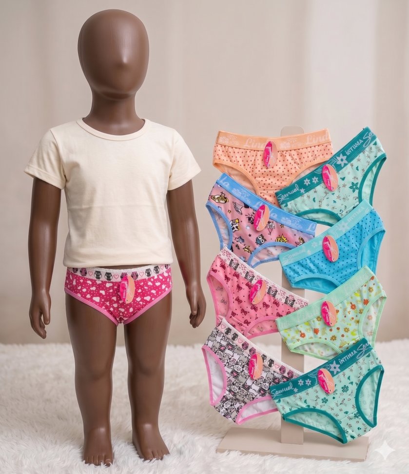 Calcinha infantil de cotton - #3
