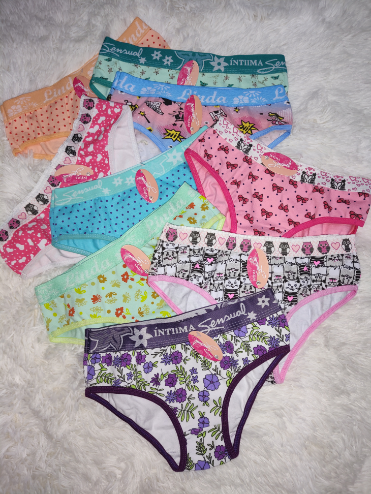 Calcinha infantil de cotton - #4