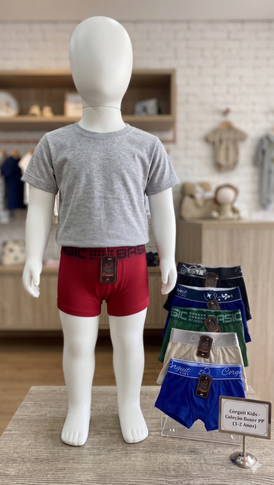 Boxer infantil de cotton