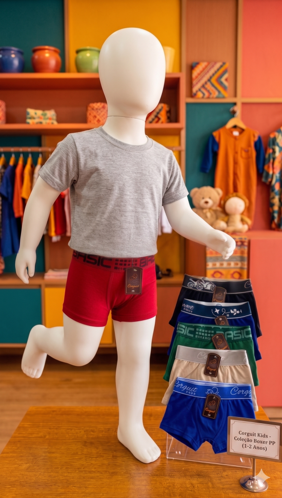 Boxer infantil de cotton - #4