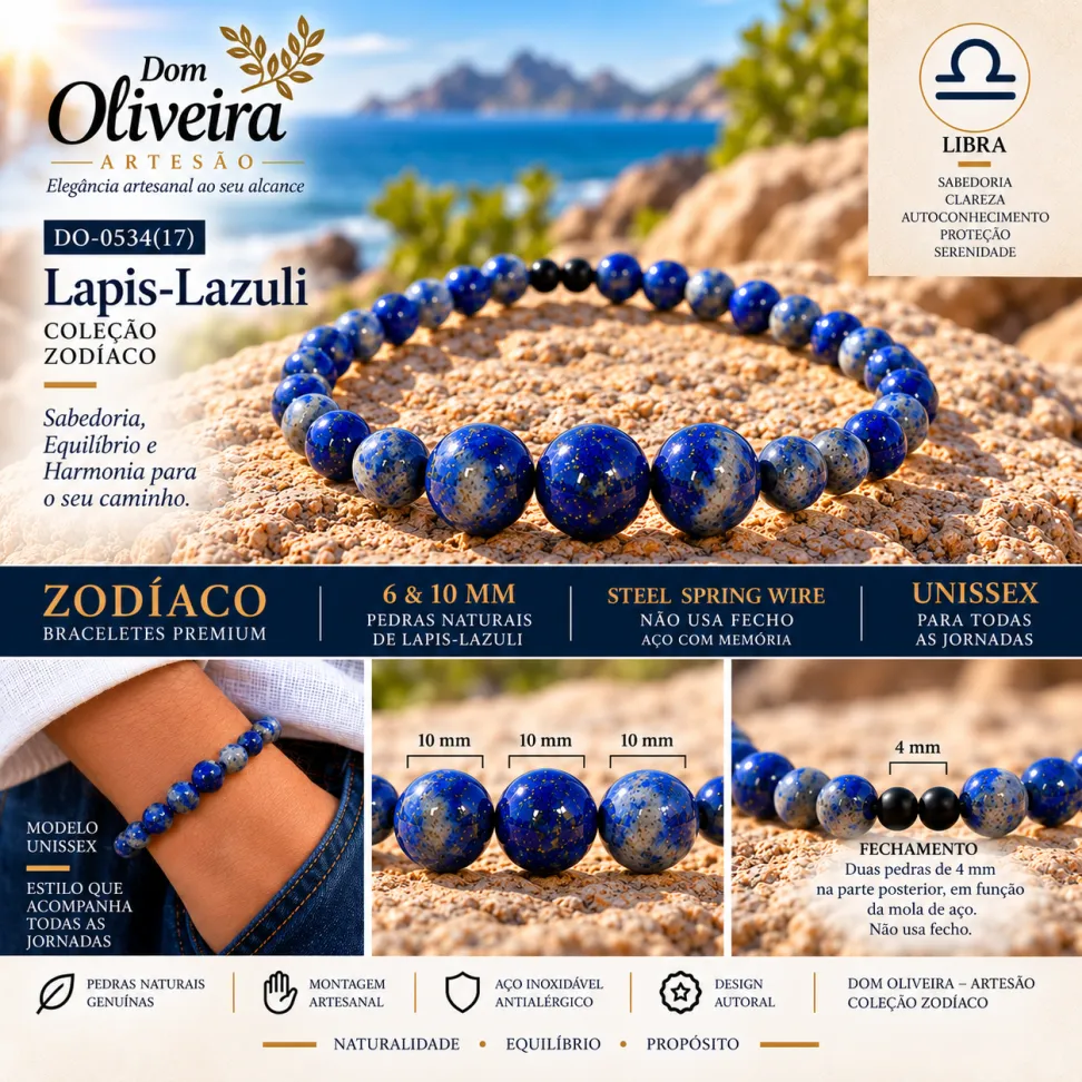 Libra - Bracelete 6&10mm - #3