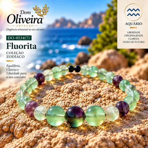 Aquário - Bracelete 6&10mm