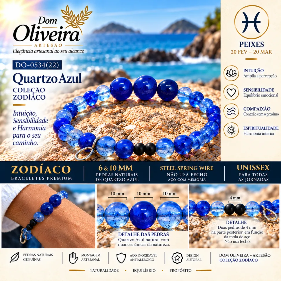Peixe - Bracelete 6&10mm - #3