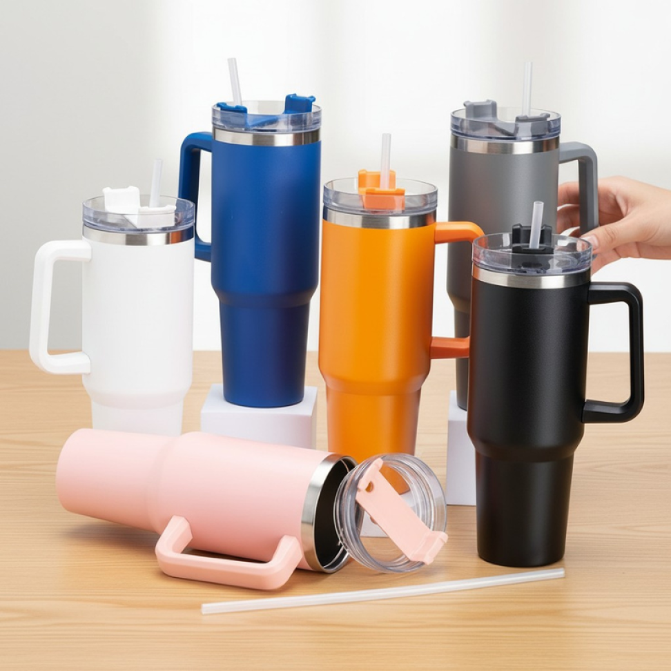 Copo Térmico Quencher 1,2 Litros Parede Dupla Inox 304