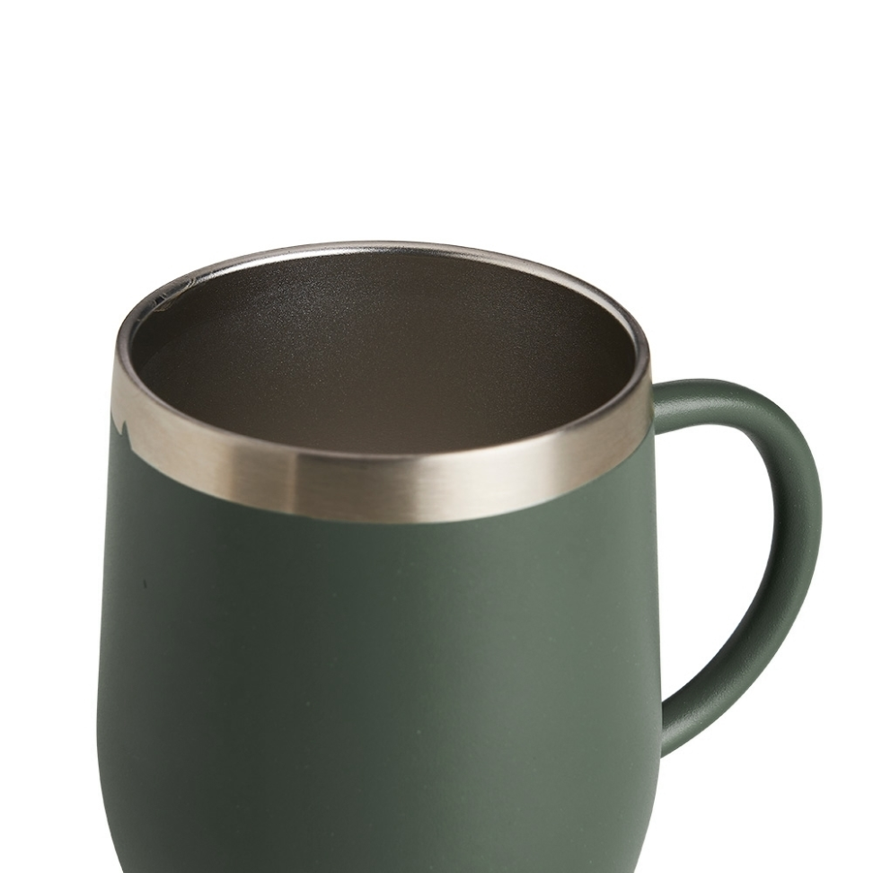 Copo Térmico 350ml Inox Com Alça Tampa com Bocal e Trava de Segurança - #8