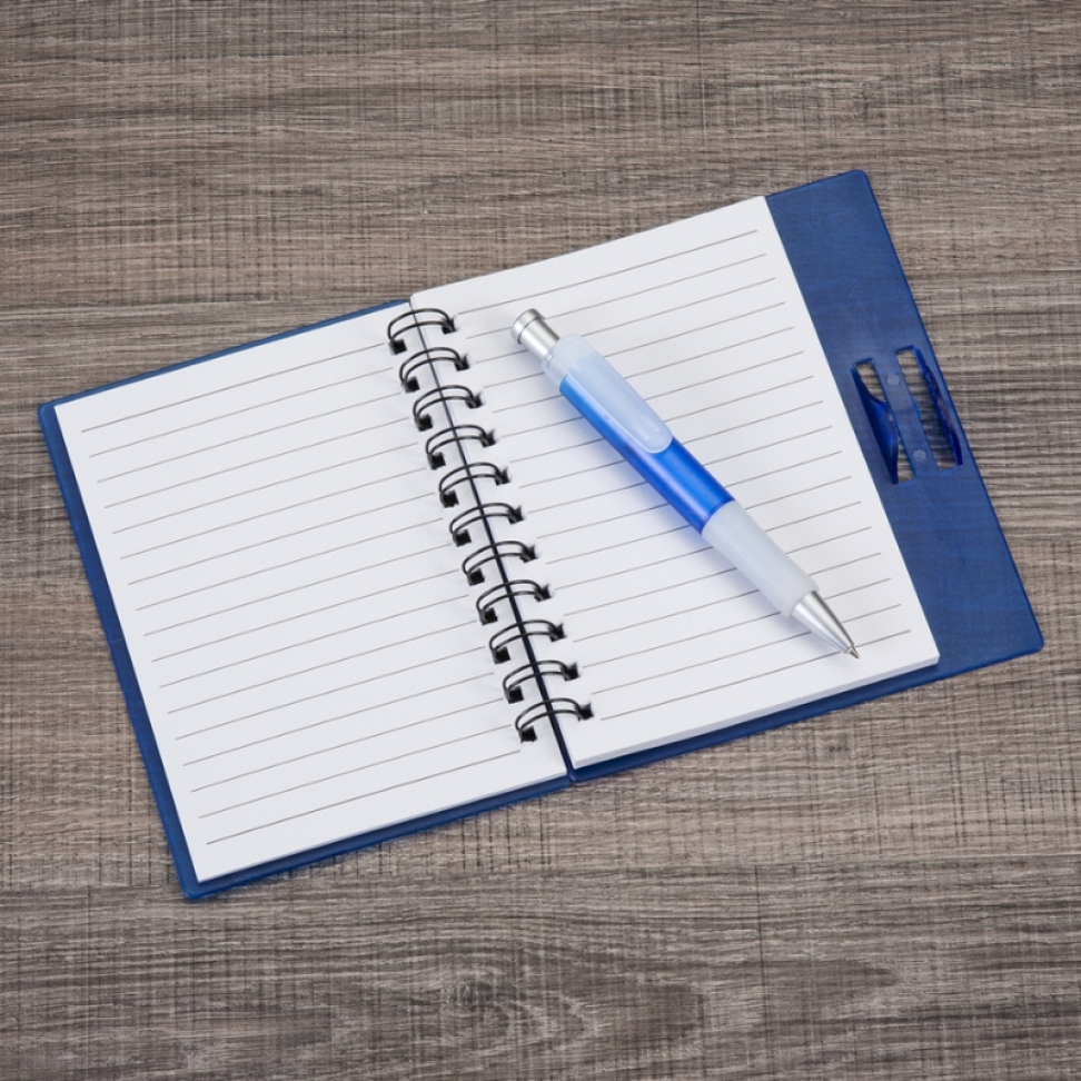 Caderno Plástico com Caneta - #3