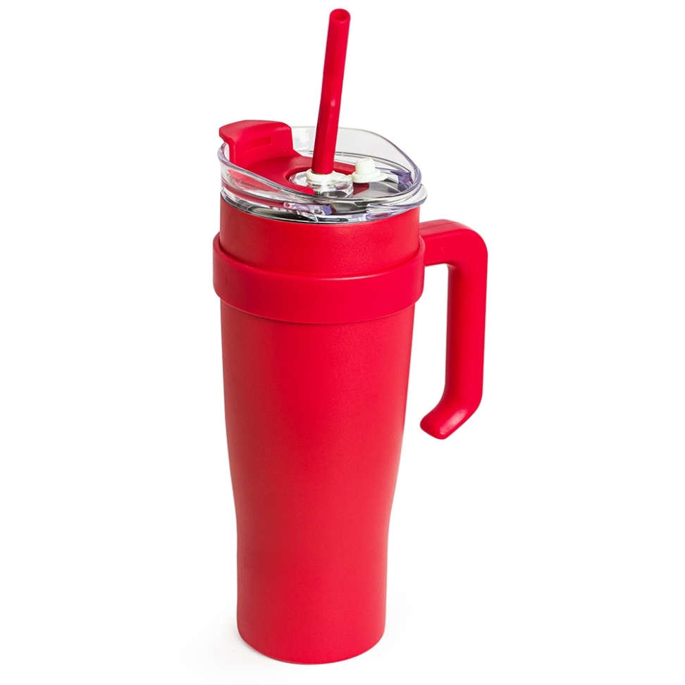Copo Térmico Quencher 1,2 Litros Parede Dupla Inox 304 Com Protetor de Canudo de Silicone - #5