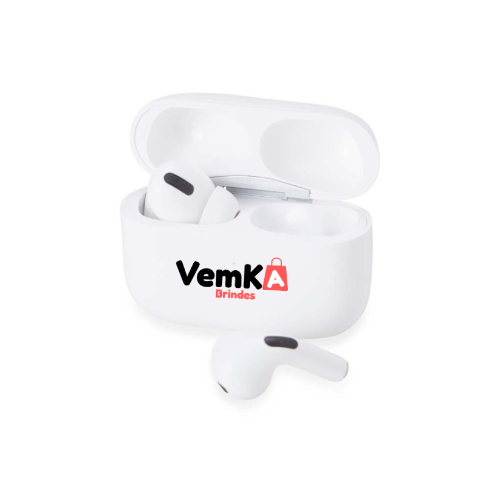 Fone de Ouvido Bluetooth Touch com Case Carregador e Cabo USB