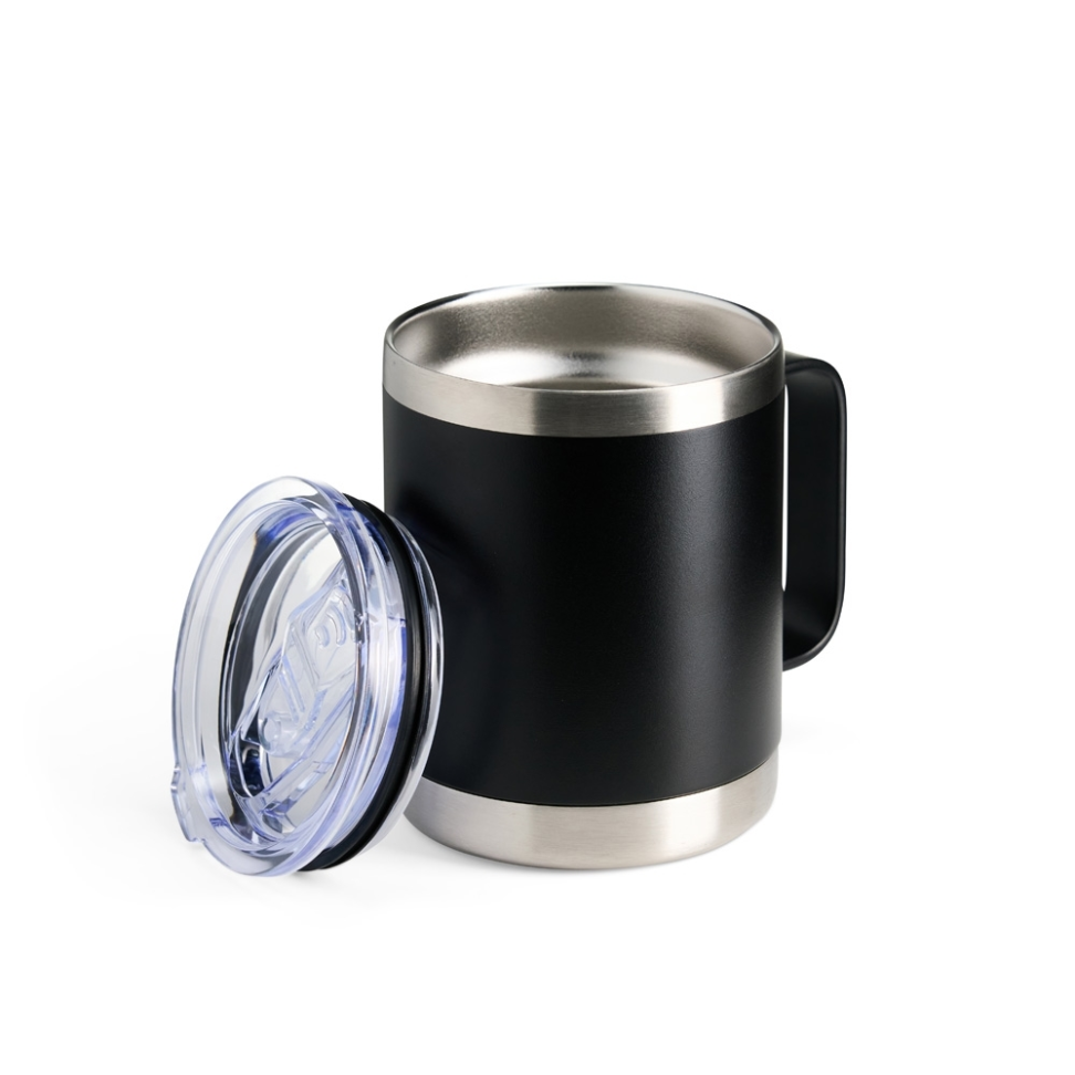 Caneca Térmica 350ml Parede Dupla Inox Tampa Acrílica - #5