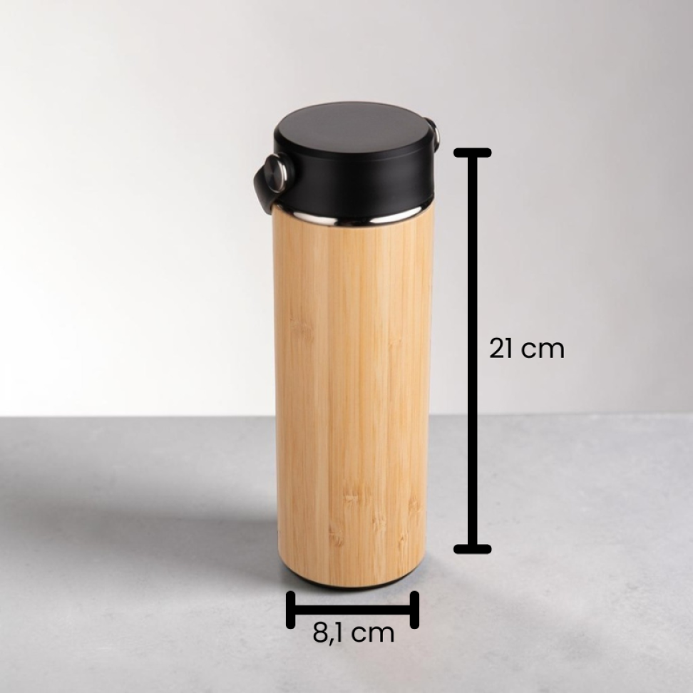 Garrafa Térmica Bambu 400ml - #3