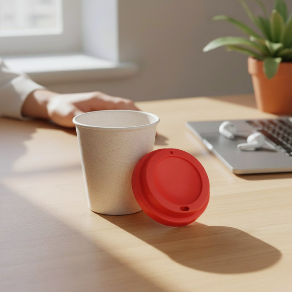 Copo Starbucks 350ml Com Tampa Fibra de Arroz Biodegradável - #3